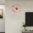 thumbnail image 4 of XmhyTop-A Wall Clocks 40cm Silent Wall Clock, DIY Wall Clock, Acrylic Wall Clock, Clock Sticker, Modern Office/Living Room Clock,1-Piece,Black, 4 of 4
