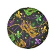 thumbnail image 2 of Kll Mardi Gras Surface Tire Cover,Universal Wheel Tire Cover For Trailer, Rv, Suv, Truck,Camper And Many Vehicle,(14 Inch), 2 of 8