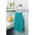 thumbnail image 2 of Utopia Towels 8 Piece Luxury Towel Set, 2 Bath, 2 Hand, and 4 Wash Cloths, 600 GSM Ring Spun Cotton, Highly Absorbent Viscose Stripe Towels, Ideal for Everyday use, Turquoise, 2 of 7