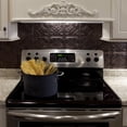 thumbnail image 2 of FASÄDE Traditional Style 1 Decorative Vinyl Backsplash Panel in Smoked Pewter (6X6 Inch Sample), 2 of 6