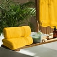 thumbnail image 4 of MALLONI HOME 4 Pack Bath Towel Set 27x54, 100% Ring Spun Cotton, Ultra Soft Highly Absorbent Machine Washable Hotel Spa Quality Bath Towels for Bathroom, 4 Bath Towels Yellow, 4 of 7