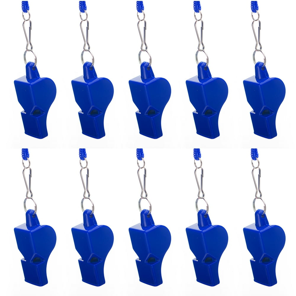 GOGO Bulk Whistle With Lanyard Sport Coach Whistle Safety Emergency