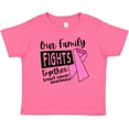 thumbnail image 3 of Inktastic Our Family Fights Together Breast Cancer Awareness Boys or Girls Baby T-Shirt, 3 of 5