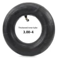thumbnail image 3 of Pack of 2 Inner Tubes with TR87 Valve for Wheelbarrow, Sack Truck, Handcart 3.00-4, 10X3, 260X85 Black, 3 of 6