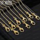 thumbnail image 2 of CJie-collar b谩sico de oro de 18K con cadena O, 18-30 pulgadas, 10/5/1 Uds., elecci贸n para mujer, hombre, boda, compromiso, joyer铆a de moda, 2 of 2