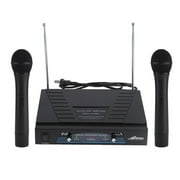 RADIGS Wireless Dual HandHeld Microphone Mic System For Conference Karaoke