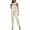 Beige Checkered, variant on Checkered Pants Womens Overalls Denim Bib Coveralls Cute Stretch Jeans Jumpsuit