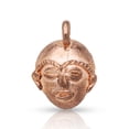 thumbnail image 3 of Better Jewelry Copper African Mask Pendant, 3 of 4