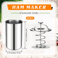 thumbnail image 4 of 2 Piece Meat Maker Stainless Steel Ham Maker with Thermometer Sandwich Meat Pr2Xk6724, 4 of 6
