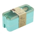 thumbnail image 1 of 900ml Portable 3 Layer Bento Oven Lunch Box Microwave Food Storage, 1 of 2