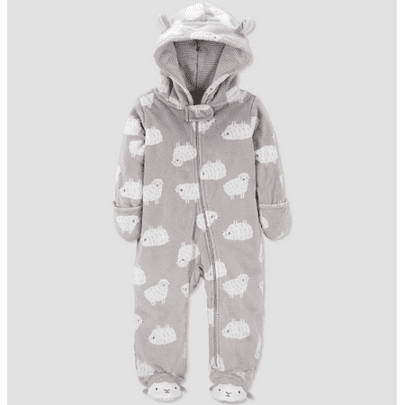 Baby Sheep Jacket - Just One You made by carter s Gray 3M, 10 PCs.