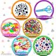 thumbnail image 4 of Suministros de artes y manualidades para niños - Kit de suministros de arte artesanal para niños pequeños de 4 5 6 7 8 9 años - Todo en uno Diy Crafting School Kindergarten Homeschool Supp. Afortunado Sencillez, 4 of 5
