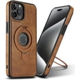 thumbnail image 1 of Funda de teléfono VAUSERDY para iPhone 12/12 Pro Slim Magnetic Brown, 1 of 7