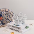 thumbnail image 4 of Estatua de coral Coral Decor Elegondrar de resina blanca de 14,8 cm, 4 of 9