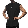 thumbnail image 2 of AnuYalue Men's Big and Tall Sports Tank Tops Athletic Undershirts Summer Sleeveless Tanks Shirts Gym Workout Muscle T-Shirt, 2 of 6