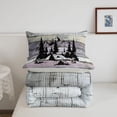 thumbnail image 5 of Catabedysis Rustic Camping Twin Comforter Sets,Country Farmhouse Lodge Bedding Set For Boys,Multicolor,Light Gray Reversible,2-Piece,1 Comforter and 1 Pillowcase, 5 of 7