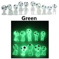 thumbnail image 2 of 10pcs Elfos Luminosos Mini Figuras Brillan en Los Oscuro (luz) Verde, 2 of 7