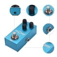 thumbnail image 2 of DK Metal-Cased Guitar Delay Pedal with 6.35mm Input/Output, Adjustable Delay Time & Feedback, Blue LED Indicator, 9V DC Powered, 2 of 6