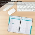 thumbnail image 4 of A5 2022 Floral Annual Planner With 76 Pages 365 Days Planner Goal Setting Pocket Notepad Daily Planner Tracking Priorities Task Scheduler Notebook For Office School, 4 of 8