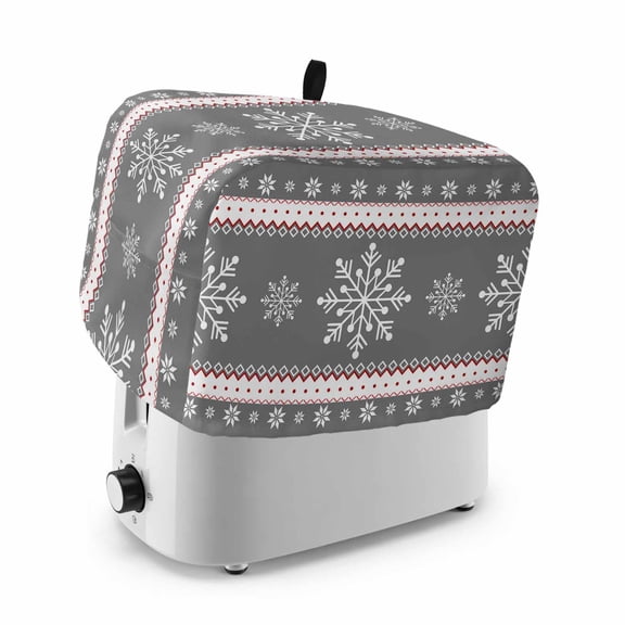 Toaster Cover 2 Slice, Dustproof Bakeware Oven Protector with Top Hook, Waterproof Small Kitchen Appliance Toasters Dust Cover, 12"x7.5"x8"