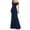 Blue, variant on Lovskoo 2024 Wedding Guest Dresses for Women Evening Gown Shoulder Screen Perspective Wedding Dress Long Cocktail Dresses 2024 Pink