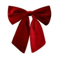 thumbnail image 2 of Extra Large Christmas Wreath Bow 14.17×13.39 Inch Red Bows for Front Door Hanger Window Stairs Outdoor Porch Indoor Xmas Holiday Party Decorations and Supplies, 2 of 6