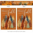 thumbnail image 3 of Fall Trees Garden Flag 12x18 Inch Double Sided Small Burlap Autumn Seasonal Holiday Decoration for Outside Yard (Orange) CF1857-12, 3 of 6