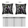 thumbnail image 2 of Beetlejuice Square Pillow Case Pillow Holder Soft Decorative Pillow Sham Cushion Cases Pillowcase 26"X26", 2 of 7