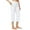 White #013, variant on Mohiass Capris for Women Clearance Wide Leg Summer Capris Pants for Women Yoga High Waisted Tummy Control Womens Capri Pants with Pockets Navy S