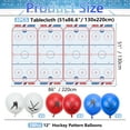 thumbnail image 2 of Hockey Party Decorations - 3 Pcs Ice Hockey Tablecloths, 18 Pcs Hockey Balloons Disposable Plastic Ice Hockey Rink Table Cover for Sports Event Game Day Hockey Birthday Party Supplies, 2 of 7