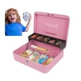 thumbnail image 1 of Locking Cash Box Locking Cash Box ,With Money Tray Cash Register Drawer Slots ,Widely Used, 1 of 6