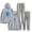 gray, variant on Jey Uso Yeet Casual Hoodie Set Pocket Drawstring Hoodie Men's/Women's Sports Strap Pants