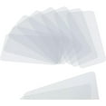 thumbnail image 1 of CraftyCrocodile Juego de 8 Manteles Individuales de Plástico Transparente Protector de Mesa para Comedor, Cocina, Oficina, Pintura; Láminas Multiusos, Flexibles, Duraderas y Lavables de 18 X 12 Pulg., 1 of 9