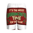 thumbnail image 2 of Lsque It's The Most Wonderful Time Of The Year Mens Sleep Pajama Shorts,Short Pajama Pants, Cotton Ultra-Soft Knit-XX-Large, 2 of 9