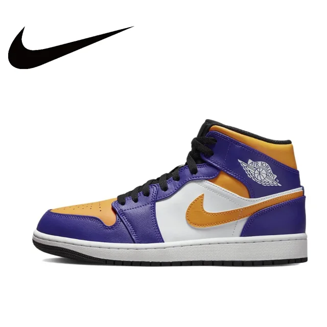 Nueva llegada Air Jordan 1 MID zapatillas de deporte para hombre y mujer modelo clásico zapatillas deportivas de moda zapatillas transpirables