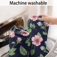 thumbnail image 5 of Pioneer Flower Floral Print Pattern Bathroom Rugs Mat, Non Slip Microfiber Bathroom Rug with Rubber Backing, Soft Mats for Bathroom Floor Tub Shower, 24"x60", 5 of 5