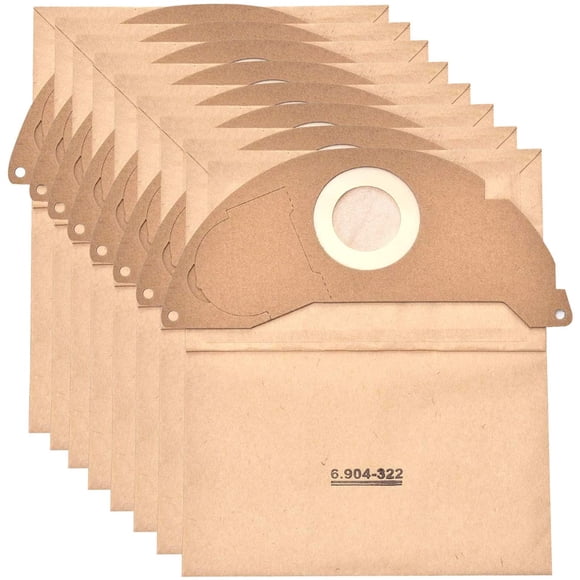 8 piezas 6.904-322.0 Bolsa de aspiradora para Körcher