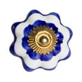 thumbnail image 2 of 1.5" x 1.5" x 1.5" White Blue and Gold  Knobs 12 Pack, 2 of 2