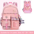 thumbnail image 1 of Mochilas escolares para niñas, morral escolar de escuela primaria, Mochila escolar impermeable de princesa, 1 of 4