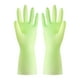 thumbnail image 2 of Reusable Rubber Dishwashing Cleaning Gloves For Kitchen Bathroom Non Slip Grippy Long Washing Gloves With Flocked Liner Flexible Waterpr, 2 of 3