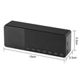 thumbnail image 1 of Despertador Altavoces Bluetooth Hifi Fm Radio Espejo Led Pantalla Digital Soporte Tf Reproducción De Coche Para La Mesa Del Dormitorio Noticed EL012517-00, 1 of 6