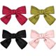 thumbnail image 1 of Pinzas para Lazos para el Cabello Grandes, 4 Piezas Pinzas para Lazos para el Cabello, Lazos para el Cabello Grandes, Pasadores con Lazo de Satén para Mujeres, Accesorio para el Cabello para niñas Rojo, Negro, Rosa, Verde, 20 cm Rojo Verde MX-0132817FYD, 1 of 5