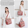 thumbnail image 6 of Insulated Lunch Bag Women, Leakproof Large Lunch Box, Reusable Lunch Cooler Bag with Adjustable Strap, Lunch Tote Bag for Work Women,Strawberry Pattern Lunch Tote Bags Gifts for Woman, Mom, 6 of 6