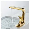 thumbnail image 6 of Basin Faucet Gold Bathroom Faucet Mixer Tap Brass Wash basin Faucet Hot and Cold Sink Faucet New Modern ,360° Swivel Spout, 6 of 7