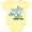 Banana Yellow, variant on My Aunt Loves Me with Cute Sharks Boys or Girls Baby Bodysuit