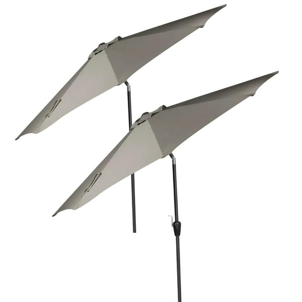 2 Sombrilla Plegable 3 Mts Para Jardin Playa Camp Exterior. cafe