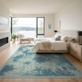 thumbnail image 3 of ODIKA Beach Inspired Starfish Motifs With Coral And Seashells Accent for Dining Room, Basement, Large Office, Non-Slip Chair-Friendly, 3 of 7