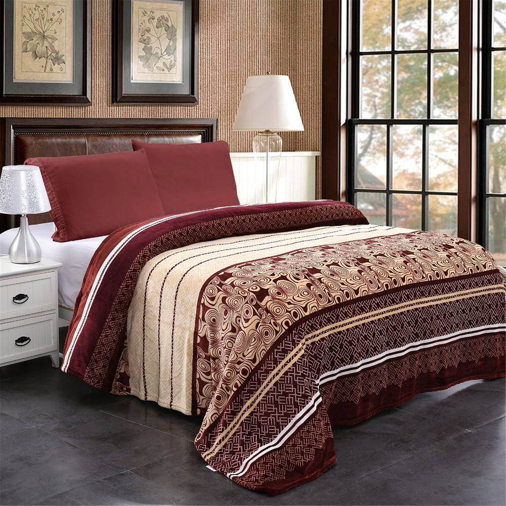 Lightweight Soft Plush Fleece Blanket for Bed Sofa,Beauty Pattern ...