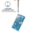 thumbnail image 2 of Samsung Galaxy Note 20 Ultra Wallet Case, Mantto Bling Butterfly Flower PU Leather Flip Phone Cover Credit Cards Slot Shockproof Kickstand Case for Samsung Galaxy Note 20 Ultra, Blue, 2 of 9