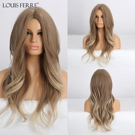 Long Wavy Synthetic Wigs - Heat Resistant